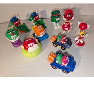 Lot Vintage 1980 - 90's M&M Toys Mars Collectible Burger King